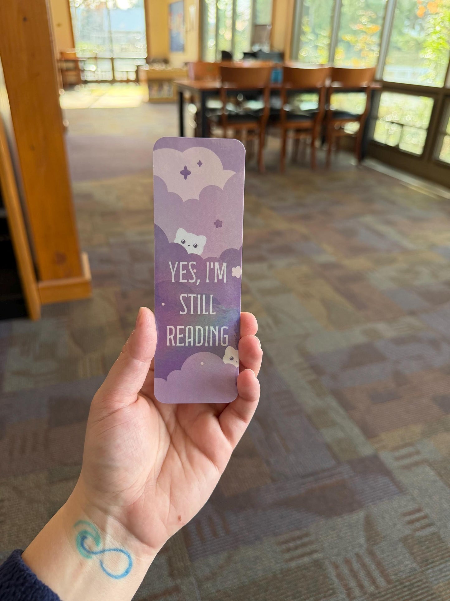 Yes, I'm Still Reading 2"x6" Holographic Bookmark