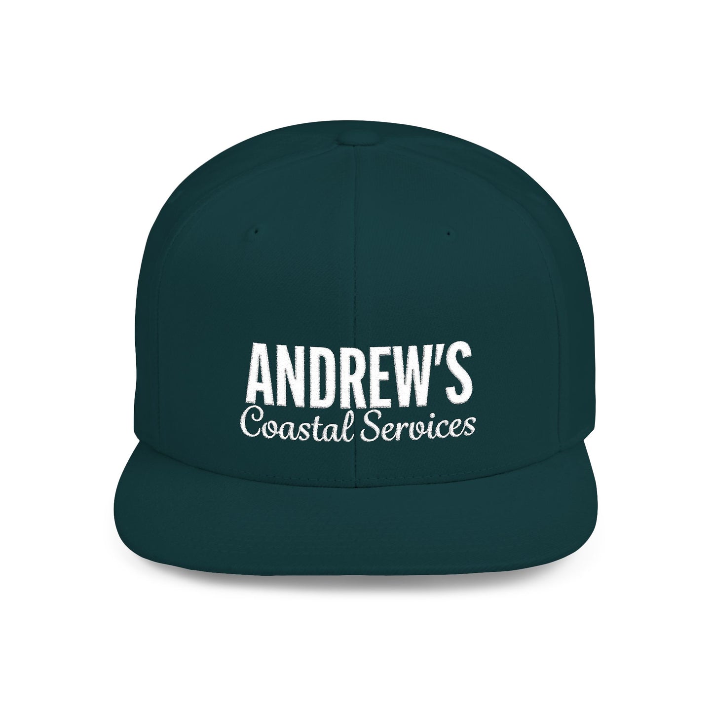 Flat Bill Snapback - Main Logo Text