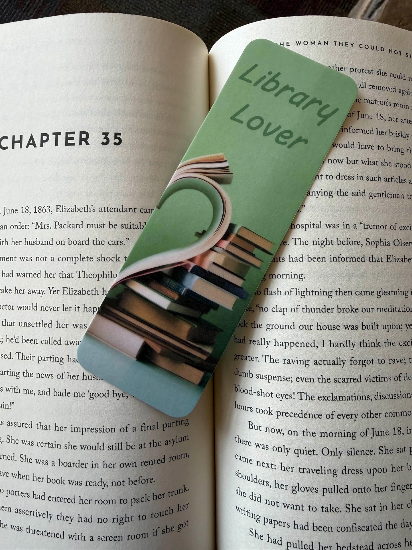 Library Lover 2"x6" Matte Bookmark