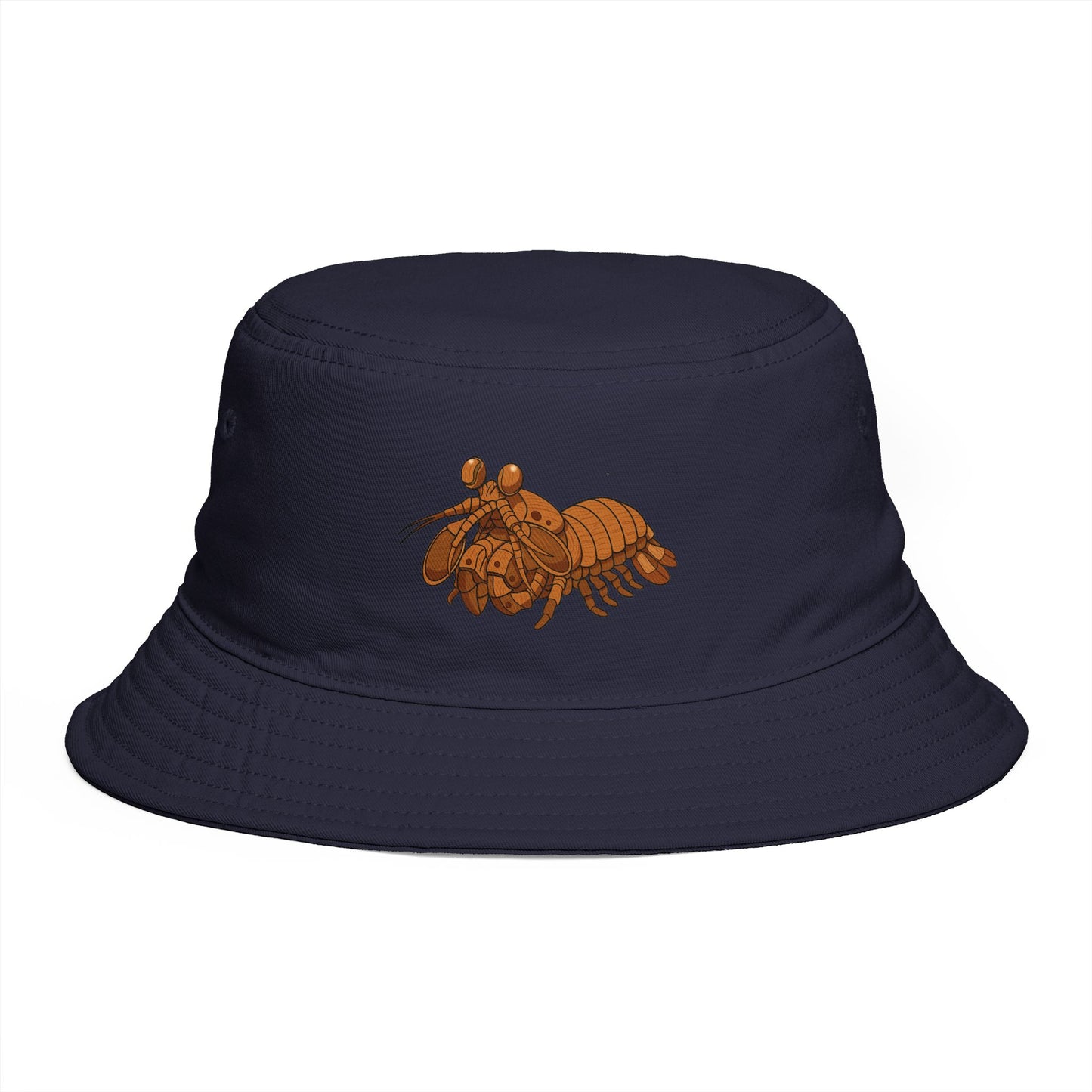 Bucket Hat, Wood Shrimp Mascot