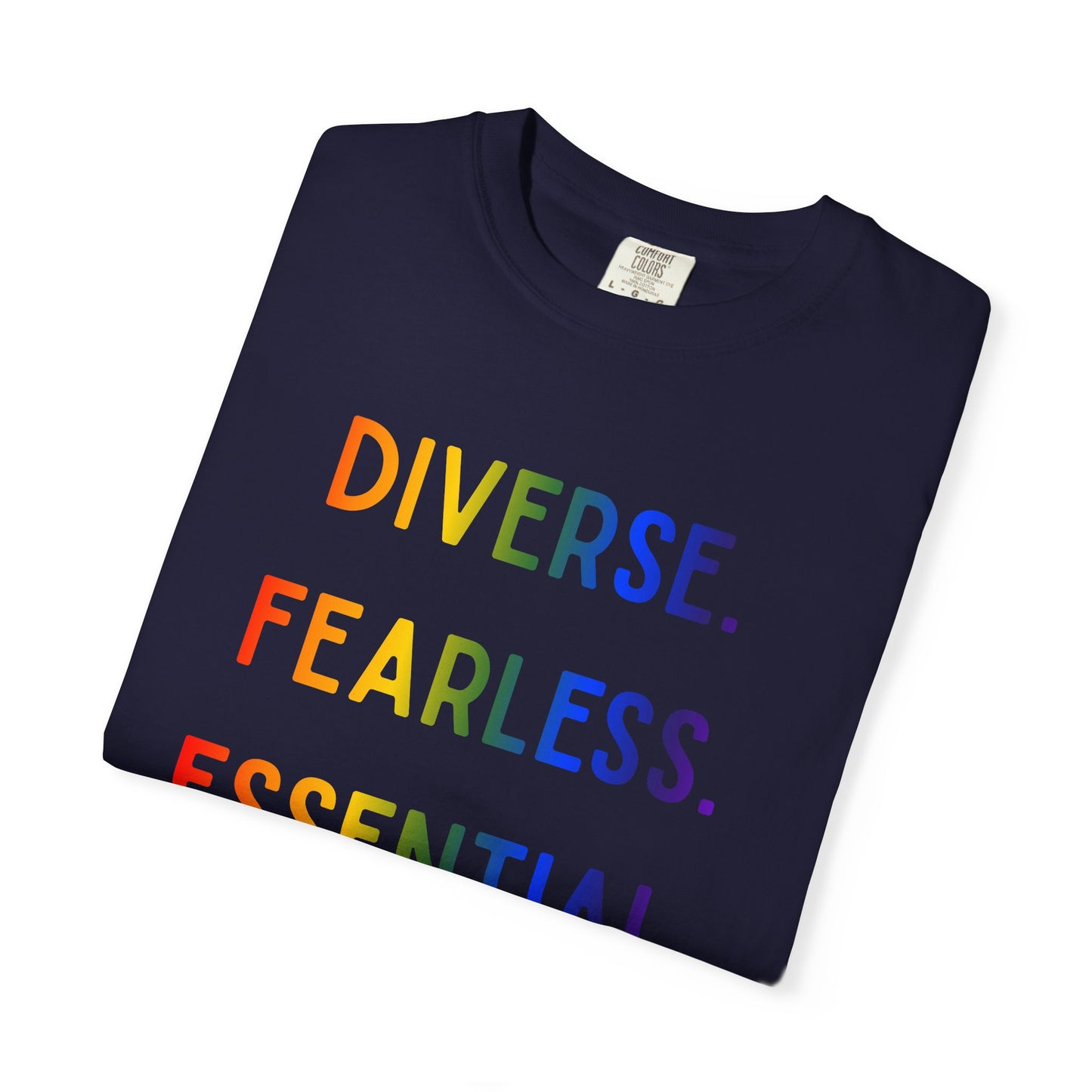 Diverse. Fearless. Essential. Pride Shark Shirt
