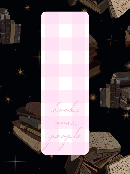 Book Over People 2"x6" Matte Bookmark