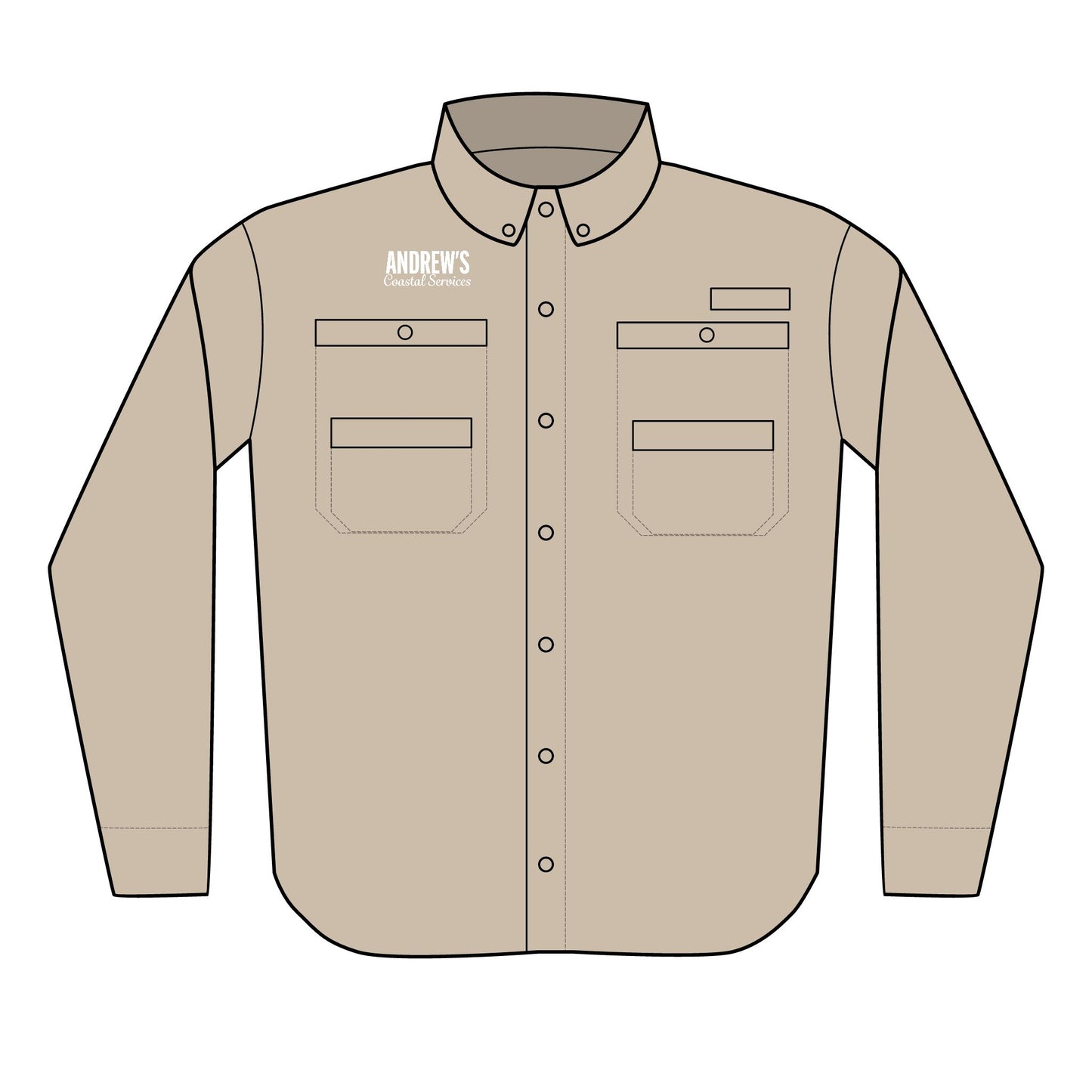 Men's PFG Tamiami™ II Shirt (Embroidery) - Logo Text