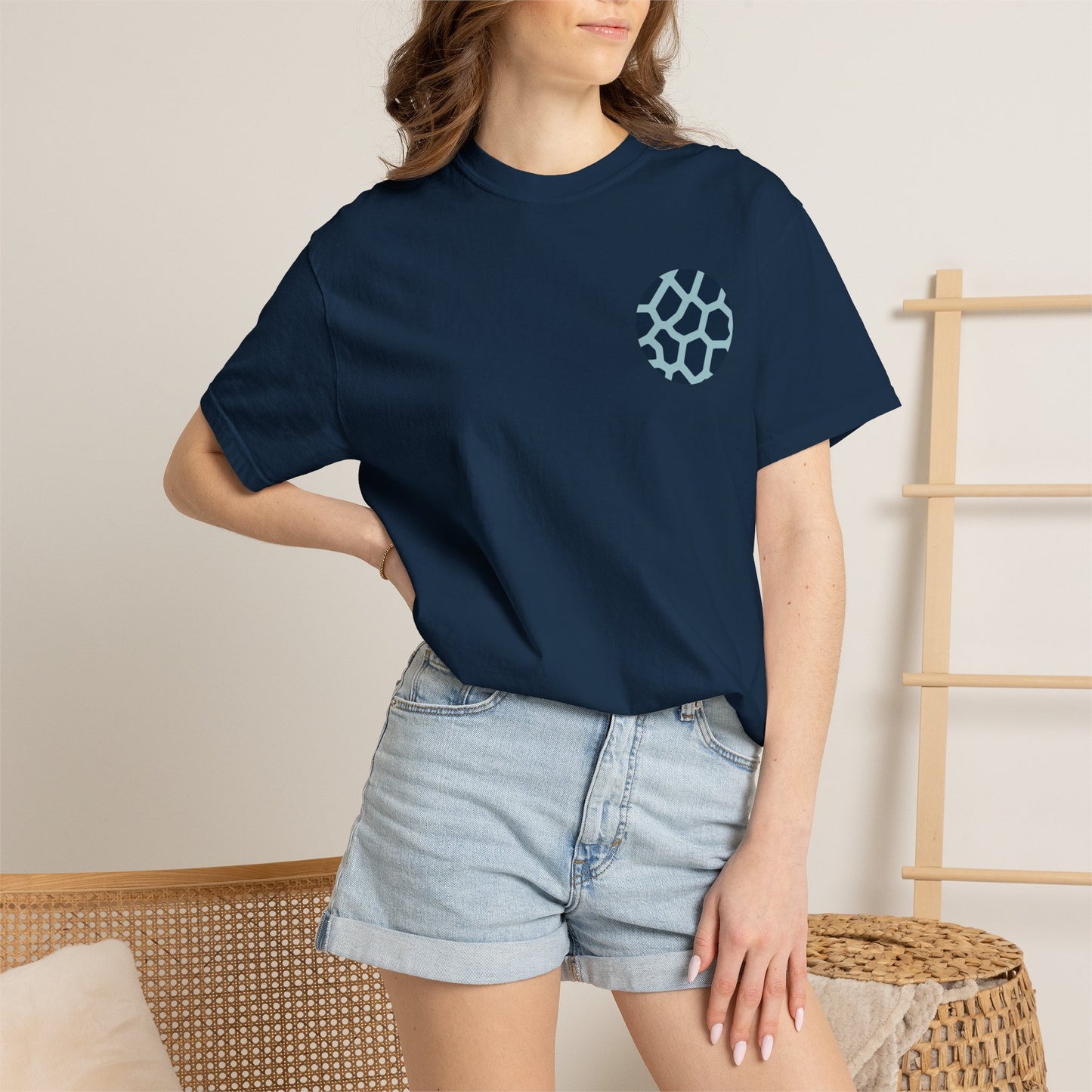 Unisex Garment-Dyed T-shirt - Full Image with Submark