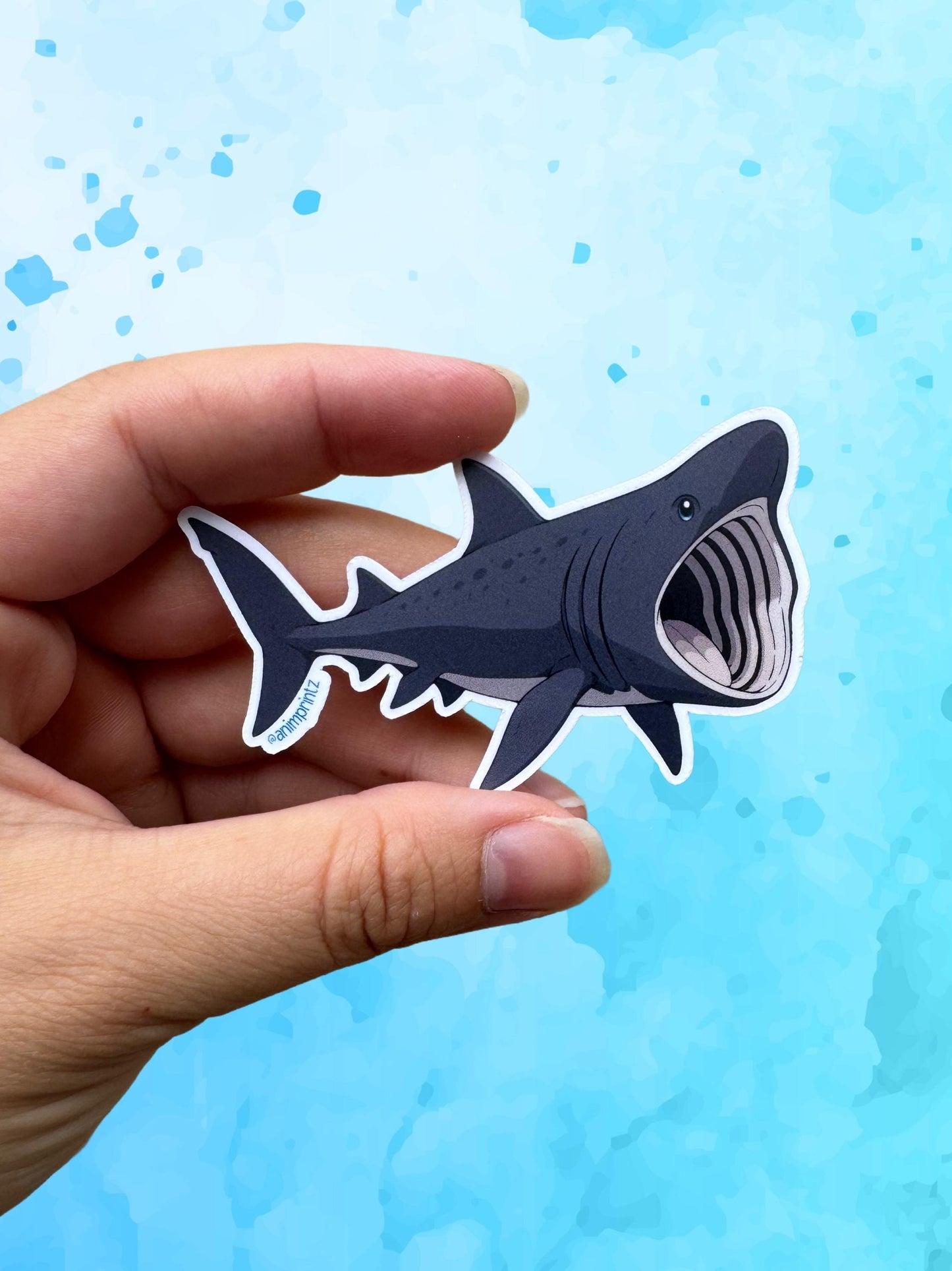 Anime Sharks Waterproof Vinyl Sticker Sheet
