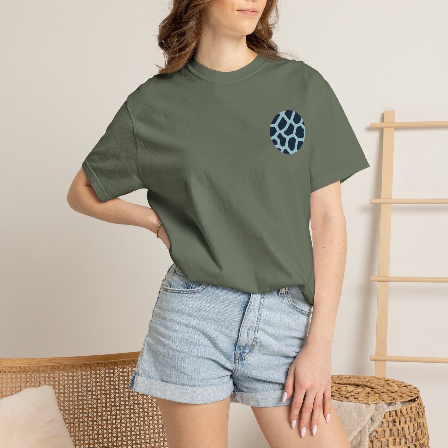 Unisex Garment-Dyed T-shirt - Three Line Alt Logo