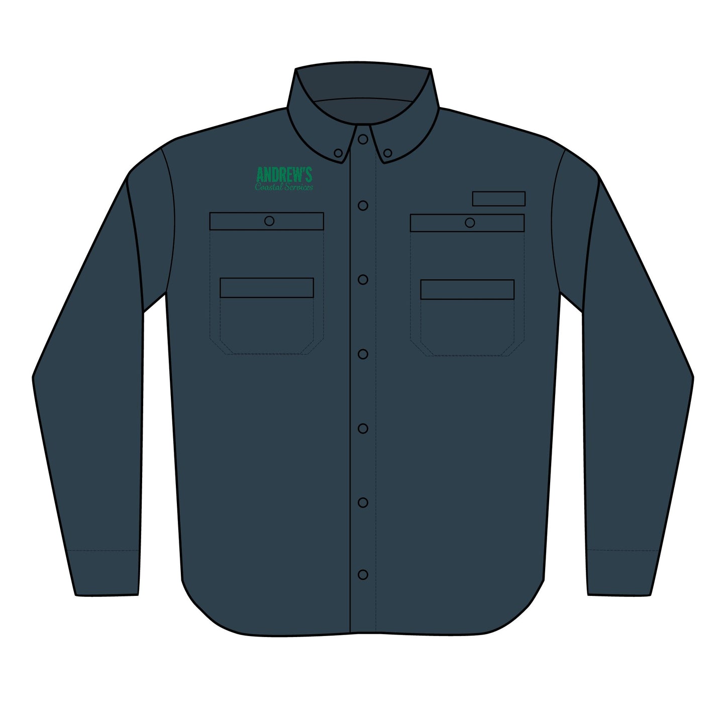 Men's PFG Tamiami™ II Shirt (Embroidery) - Main Logo Text