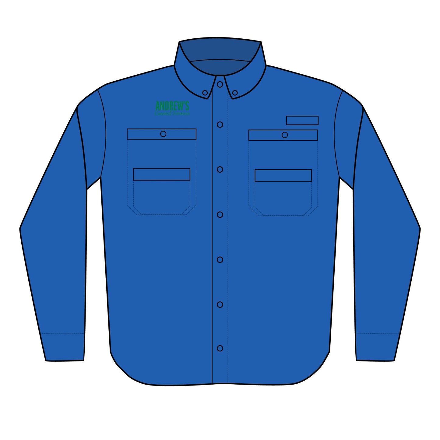 Men's PFG Tamiami™ II Shirt (Embroidery) - Main Logo Text