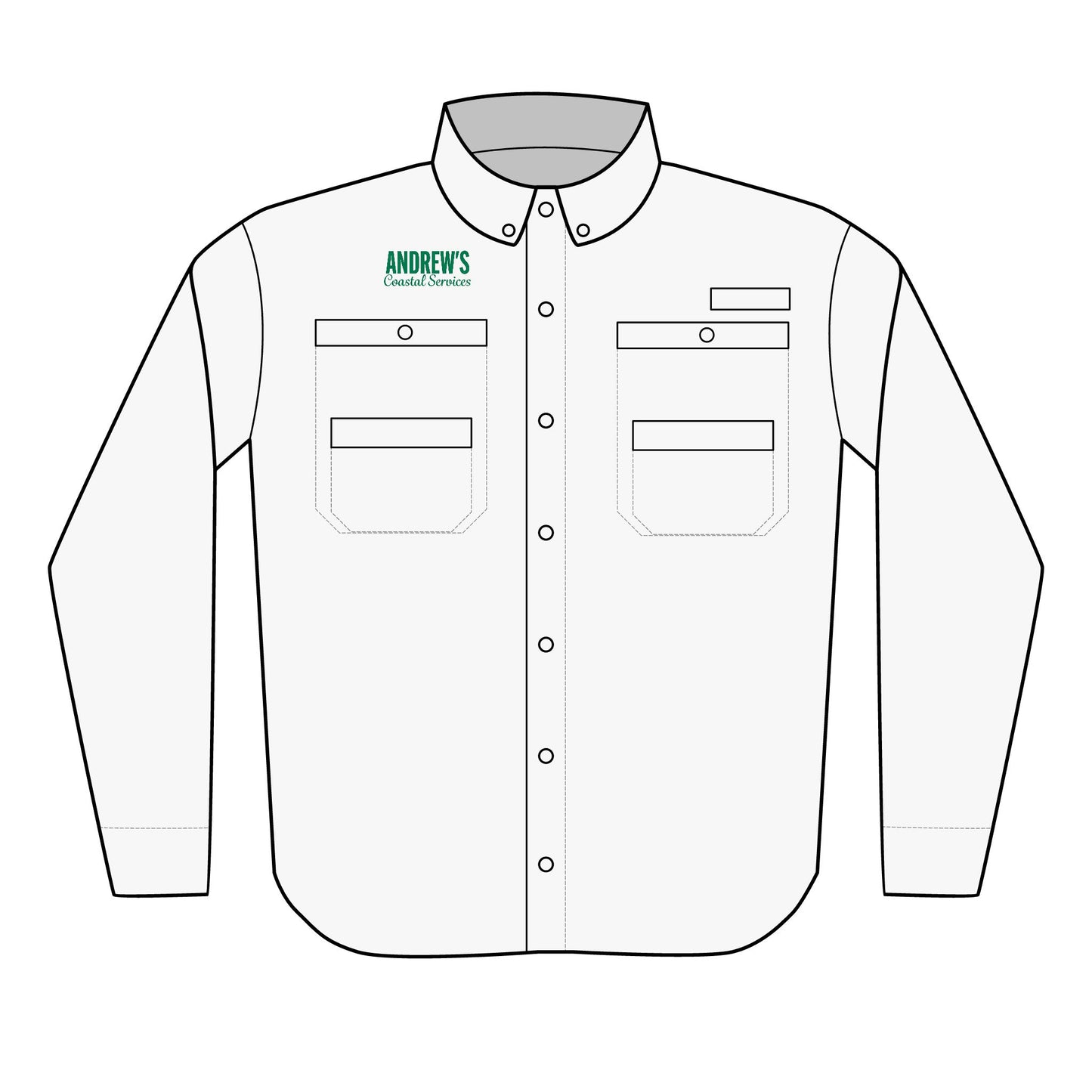 Men's PFG Tamiami™ II Shirt (Embroidery) - Main Logo Text