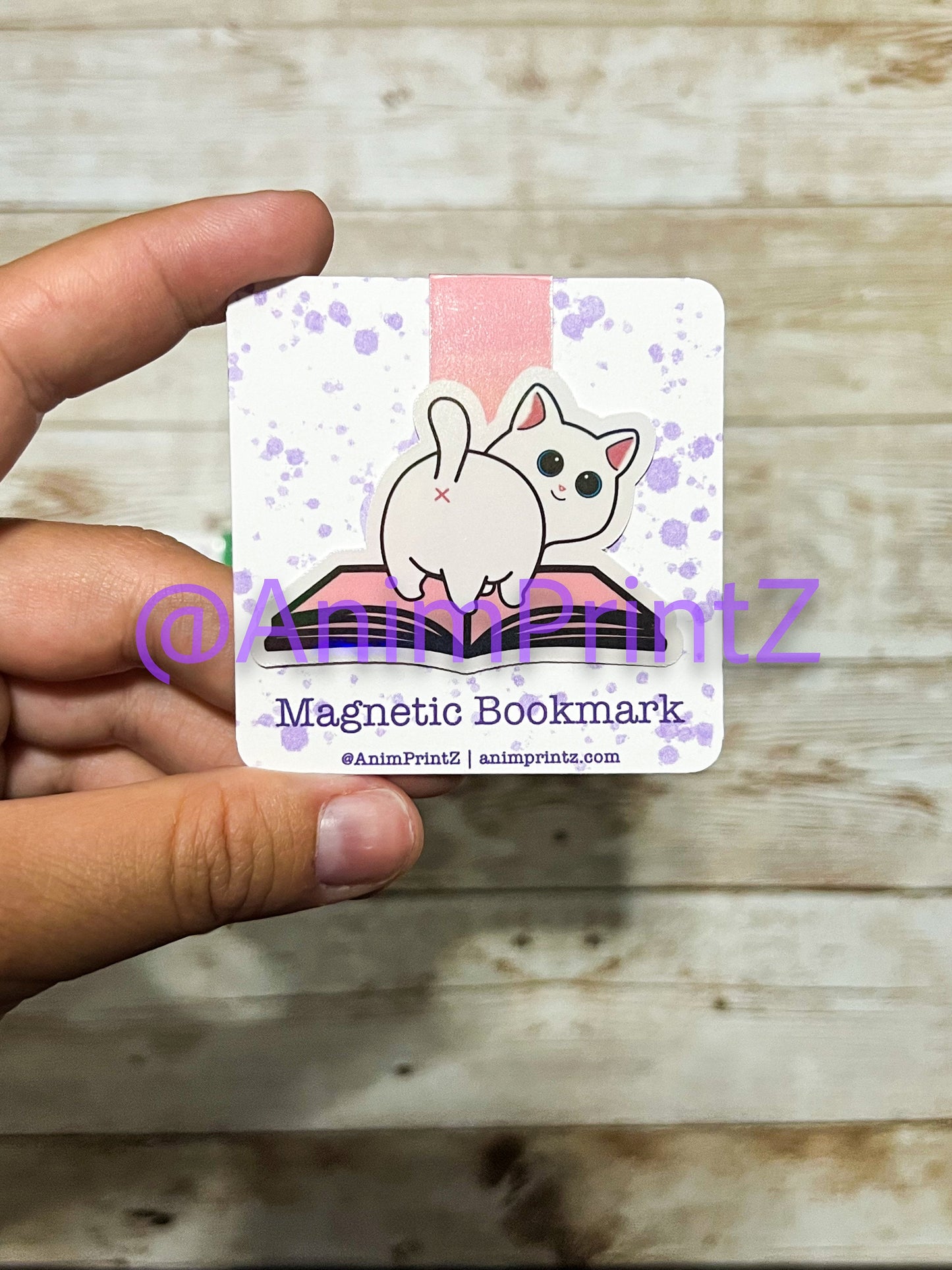 Cat Butt Magnetic Bookmark