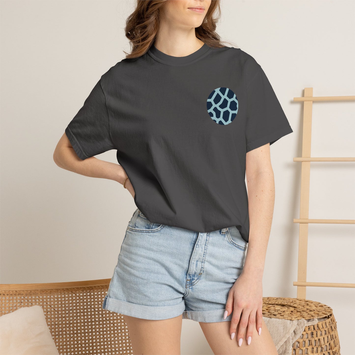 Unisex Garment-Dyed T-shirt - Full Image with Submark