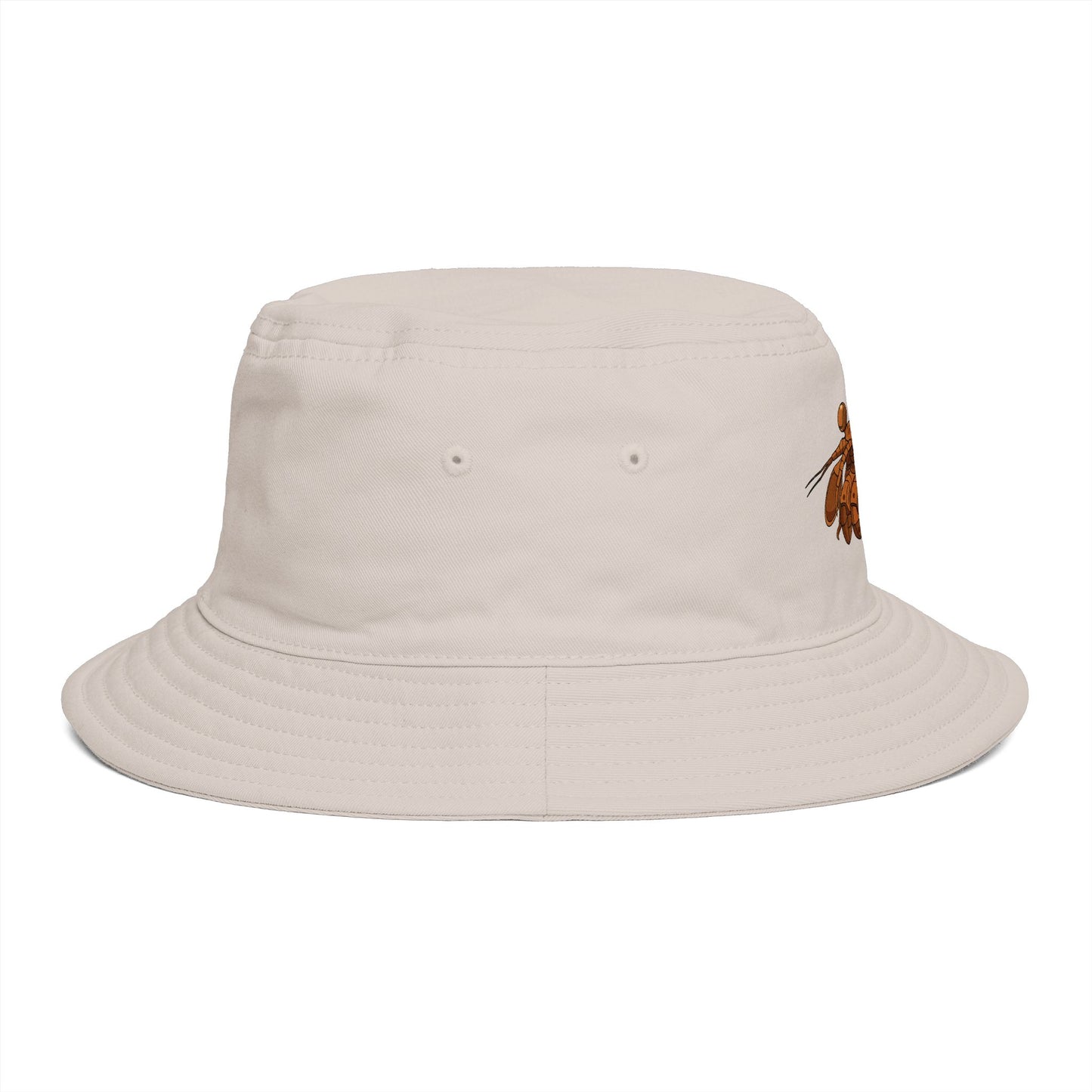 Bucket Hat, Wood Shrimp Mascot