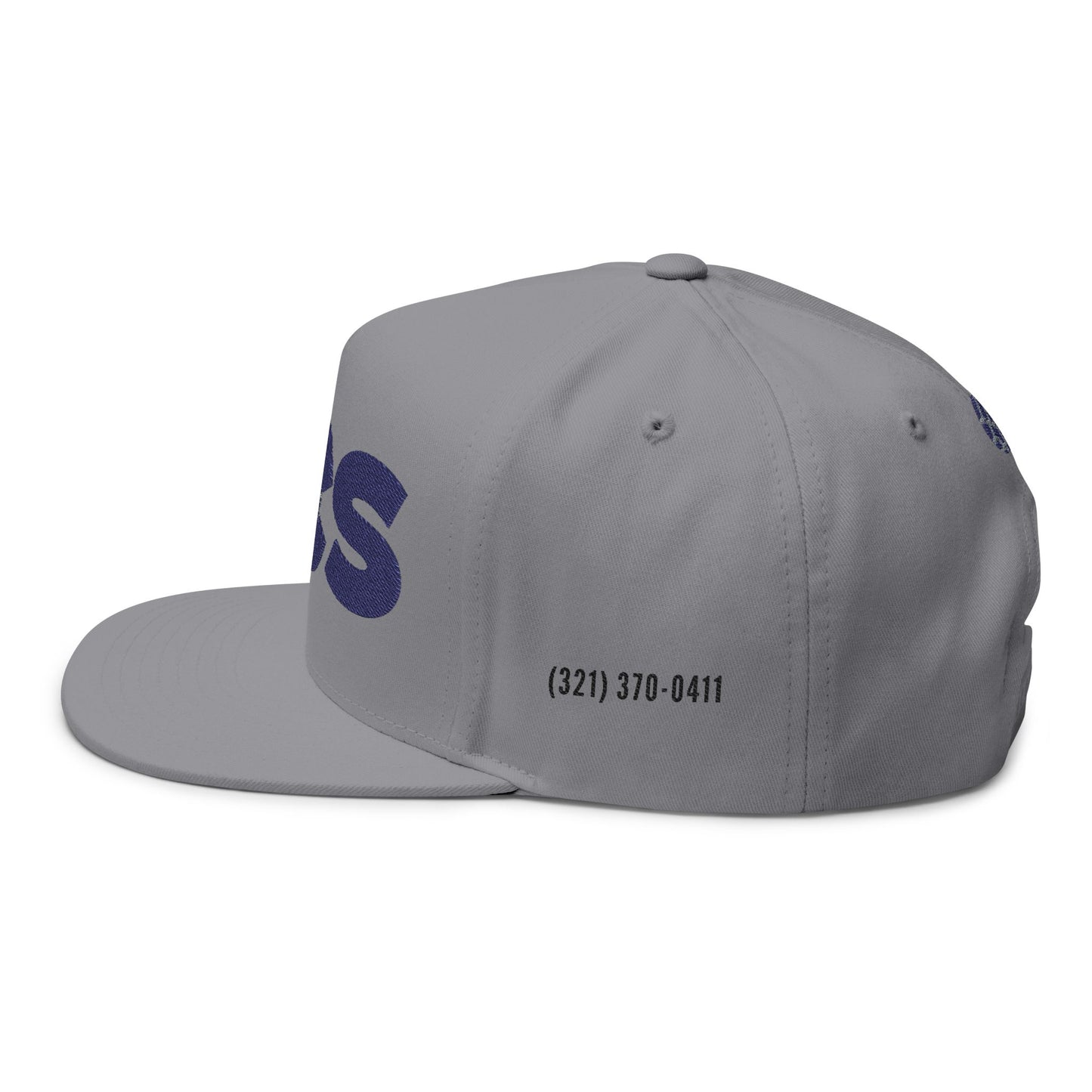 Flat Bill Cap (Embroidery)