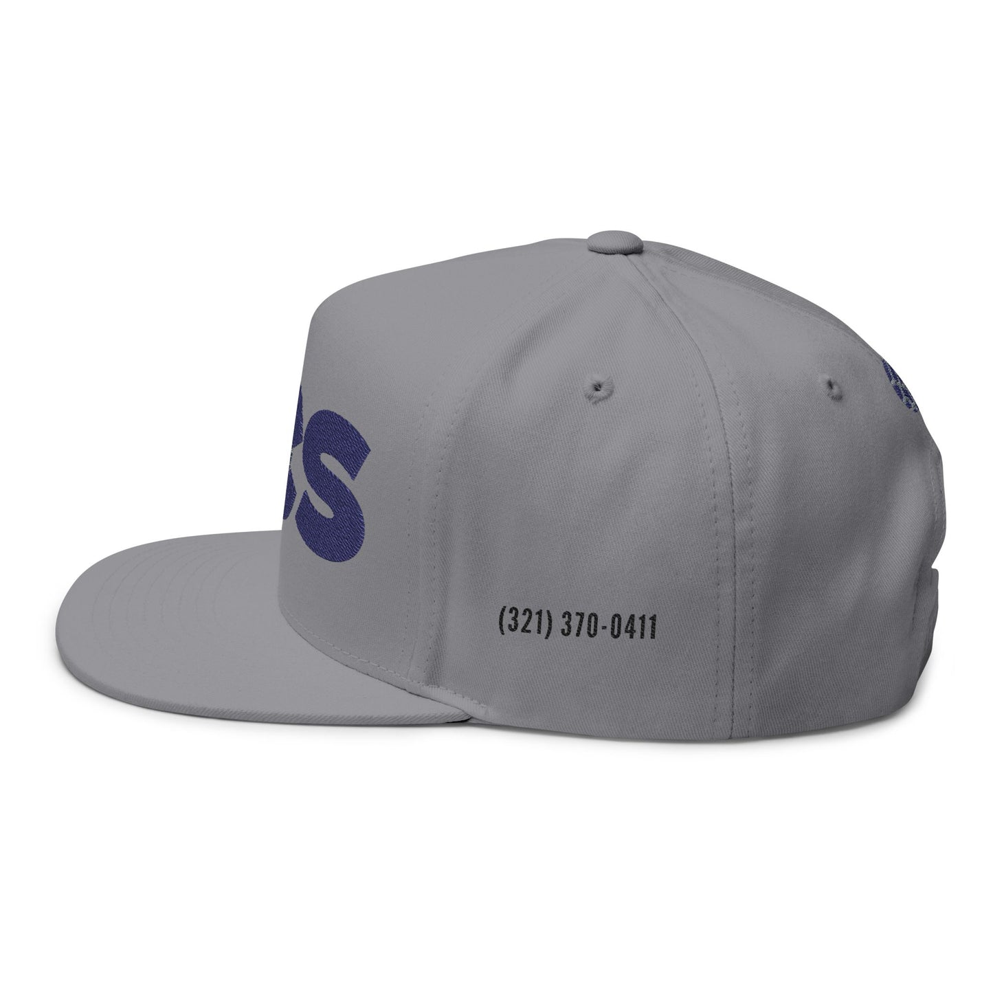 Flat Bill Cap (Embroidery)