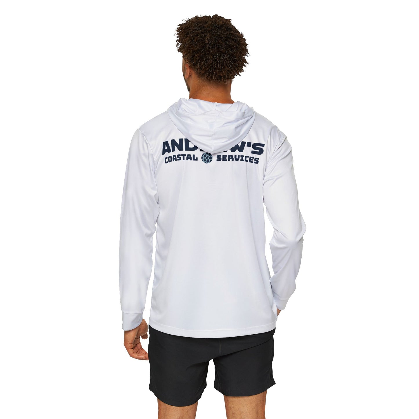 Men's Moisture-Wicking Warmup Hoodie, Submark Only