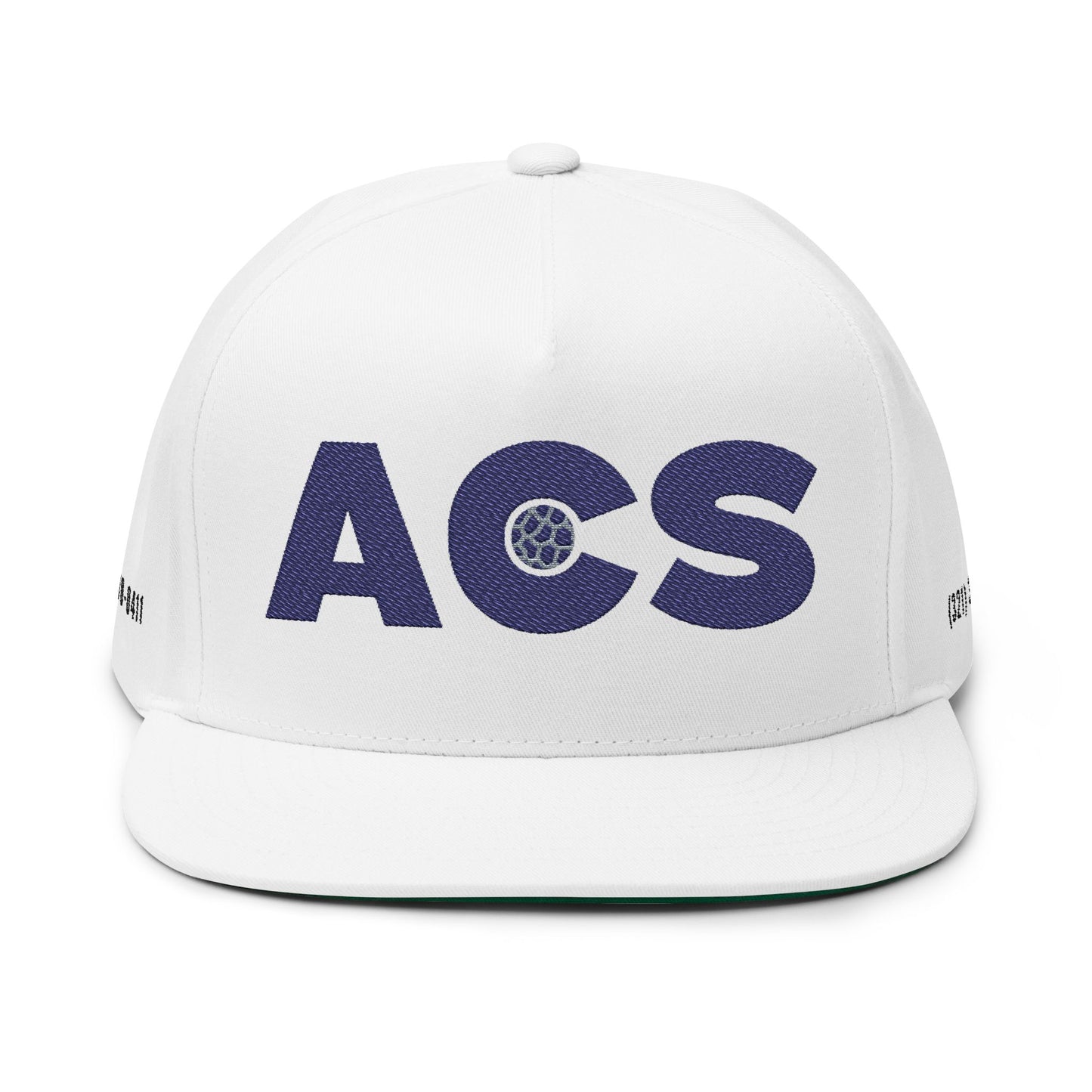 Flat Bill Cap (Embroidery)