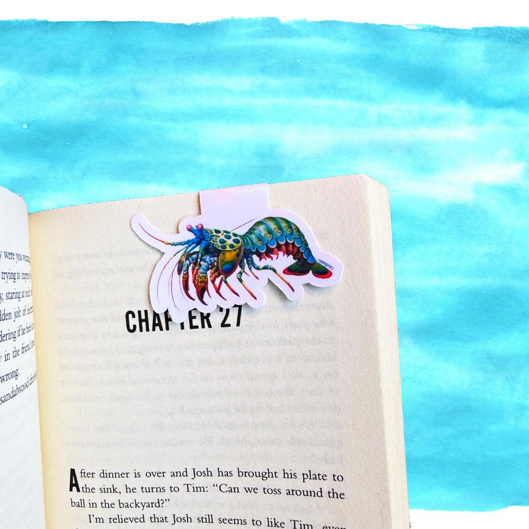 Peacock Mantis Shrimp Magnetic Bookmark