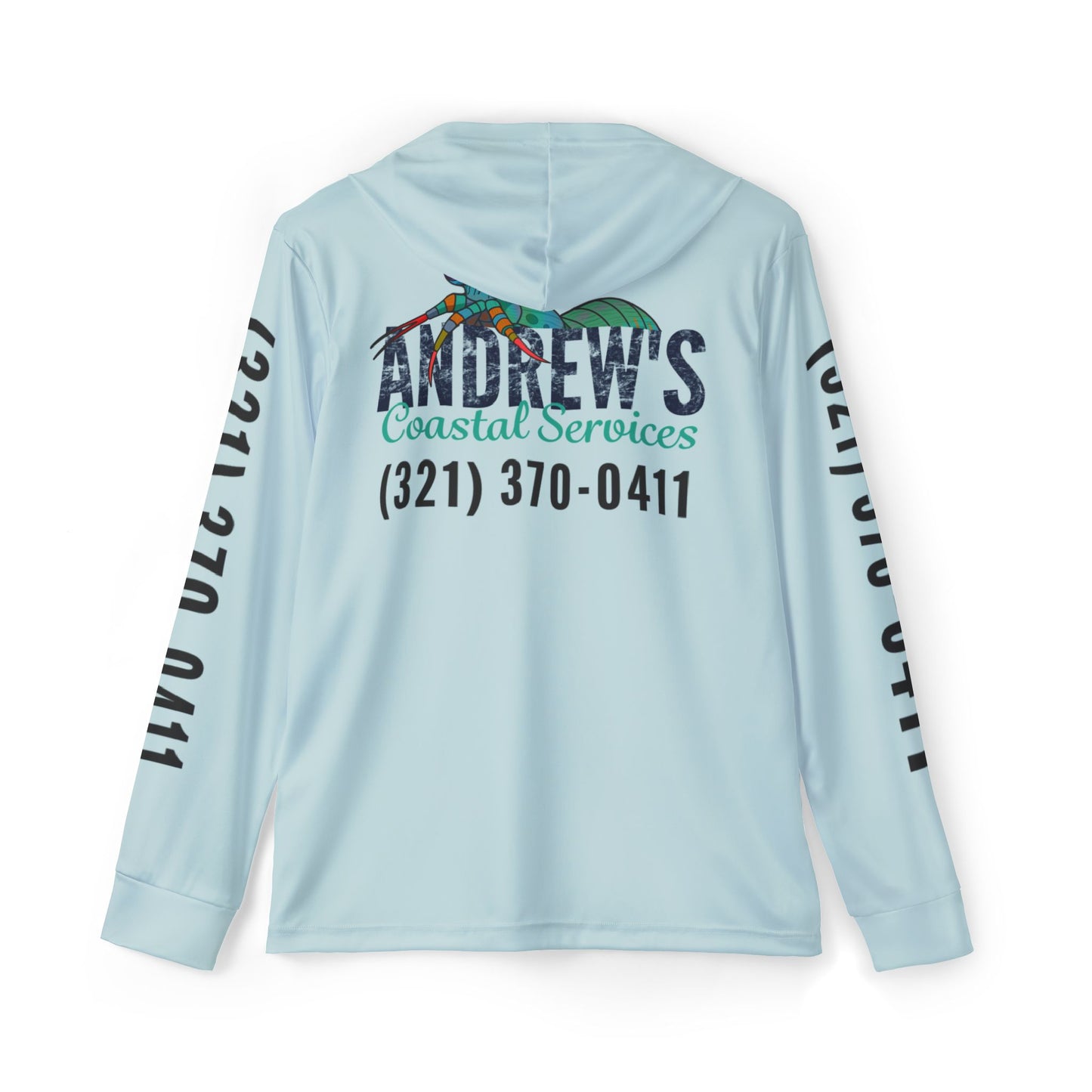 Sports Warmup Hoodie - Half Shrimp Logo