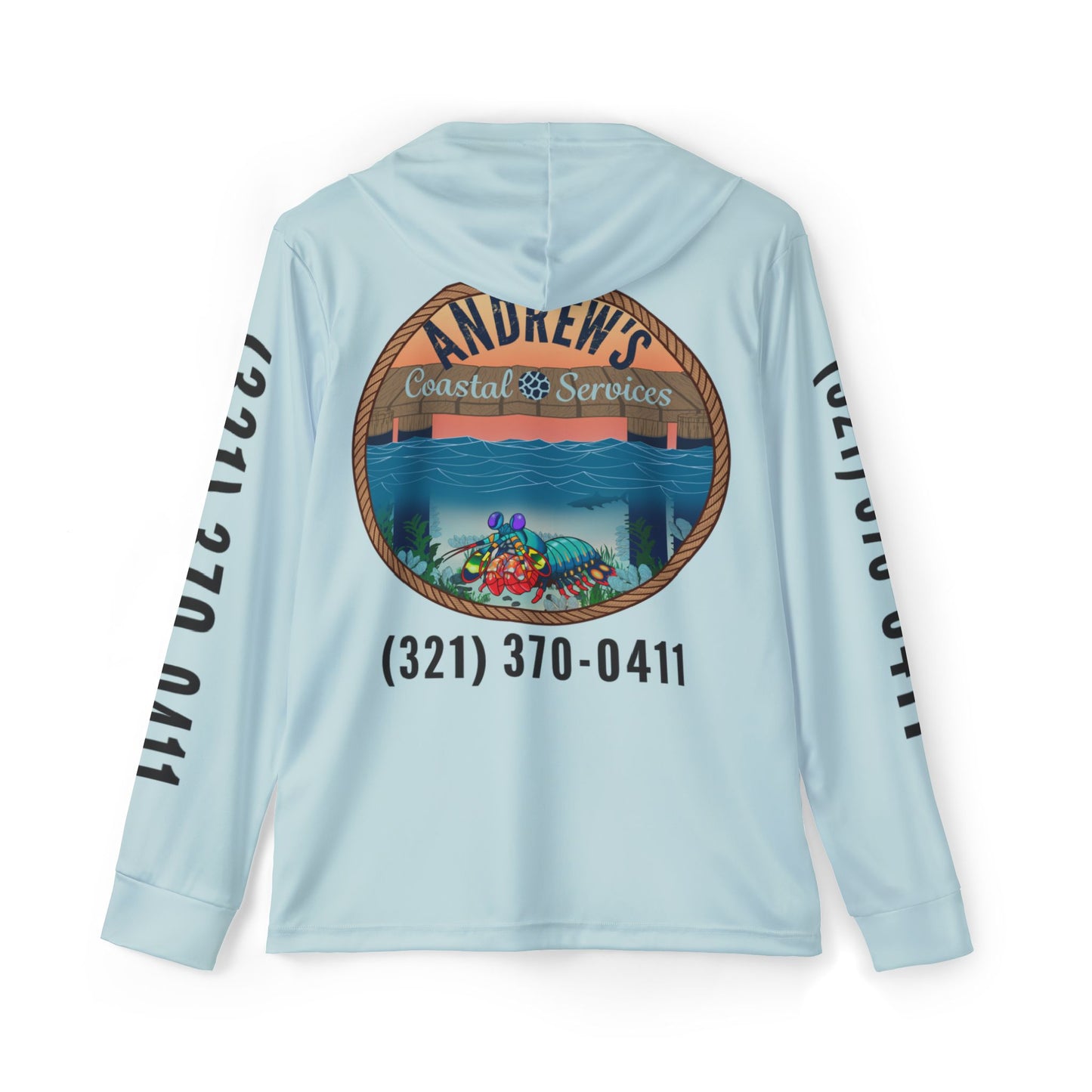 Sports Warmup Hoodie - Full Image Logo