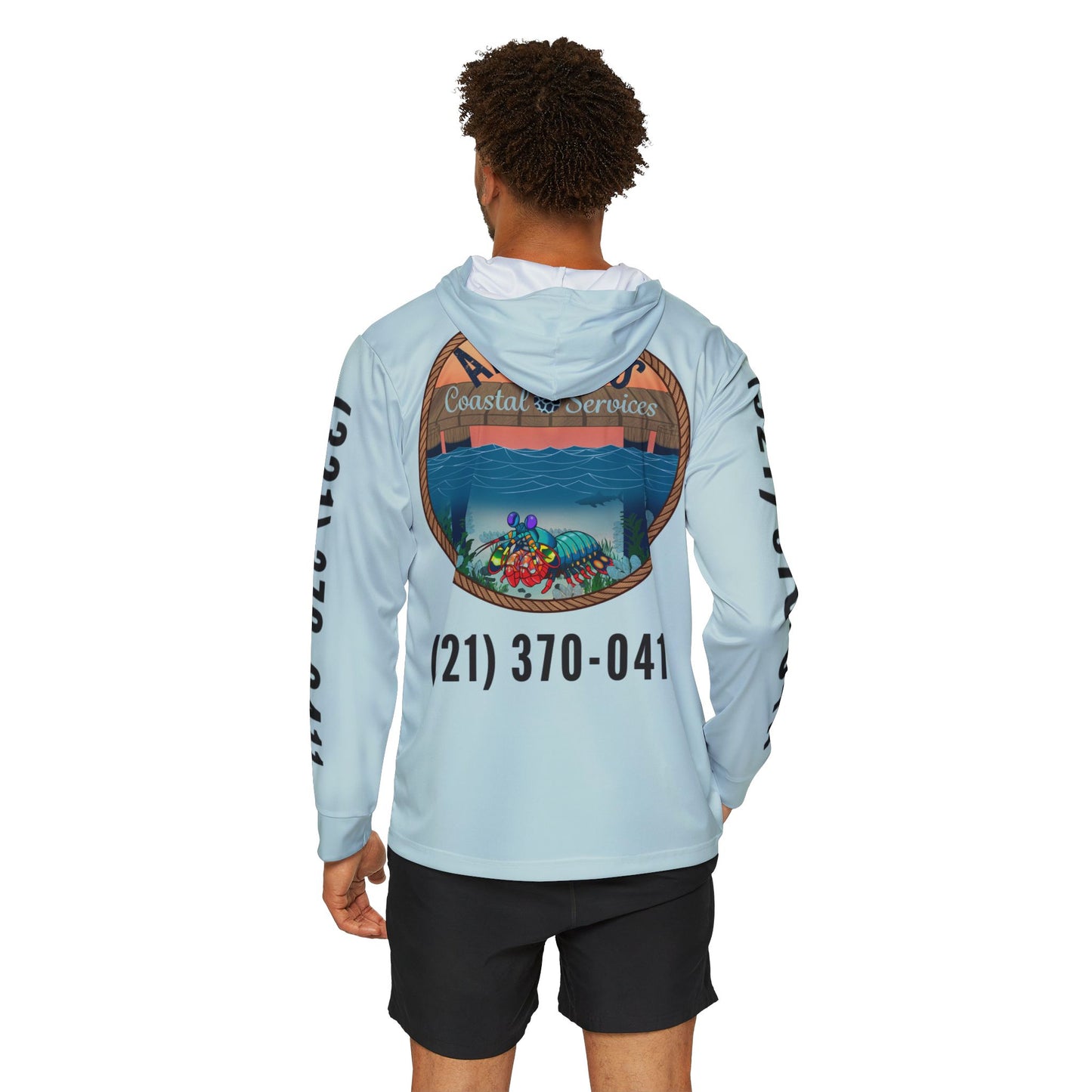 Sports Warmup Hoodie - ACS Front with Full Image on Back
