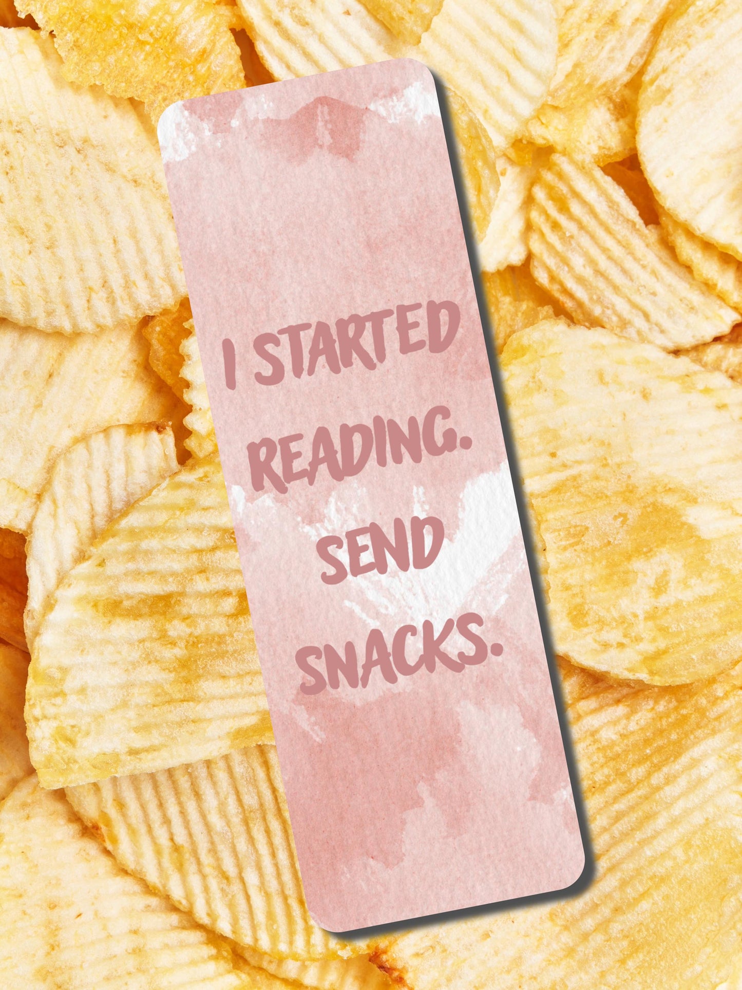 Send Snacks 2"x6" Matte Bookmark