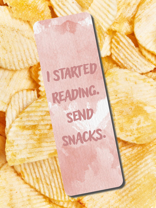 Send Snacks 2"x6" Matte Bookmark