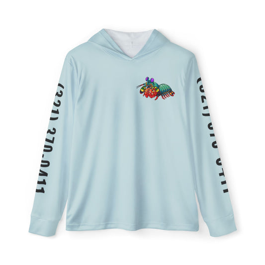 Sports Warmup Hoodie - Full Image with Colored Shrimp