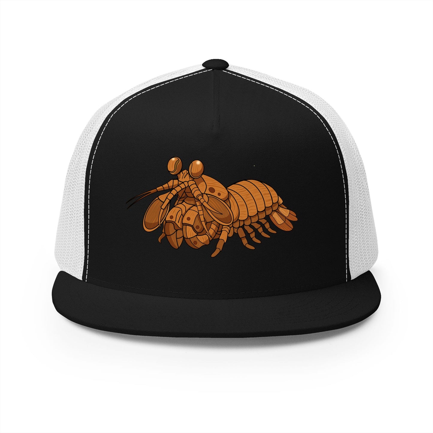 5 Panel Trucker Cap - Wooden Shrimp