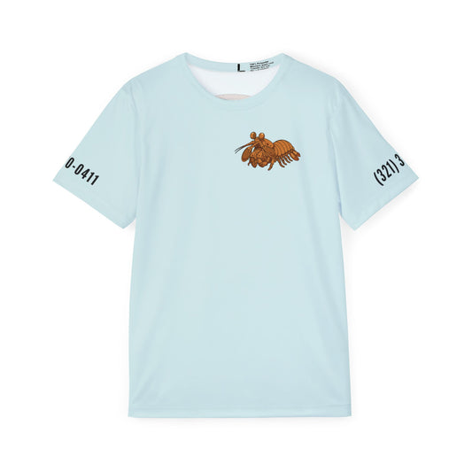 Sports Jersey - Full Image with Wooden Shrimp
