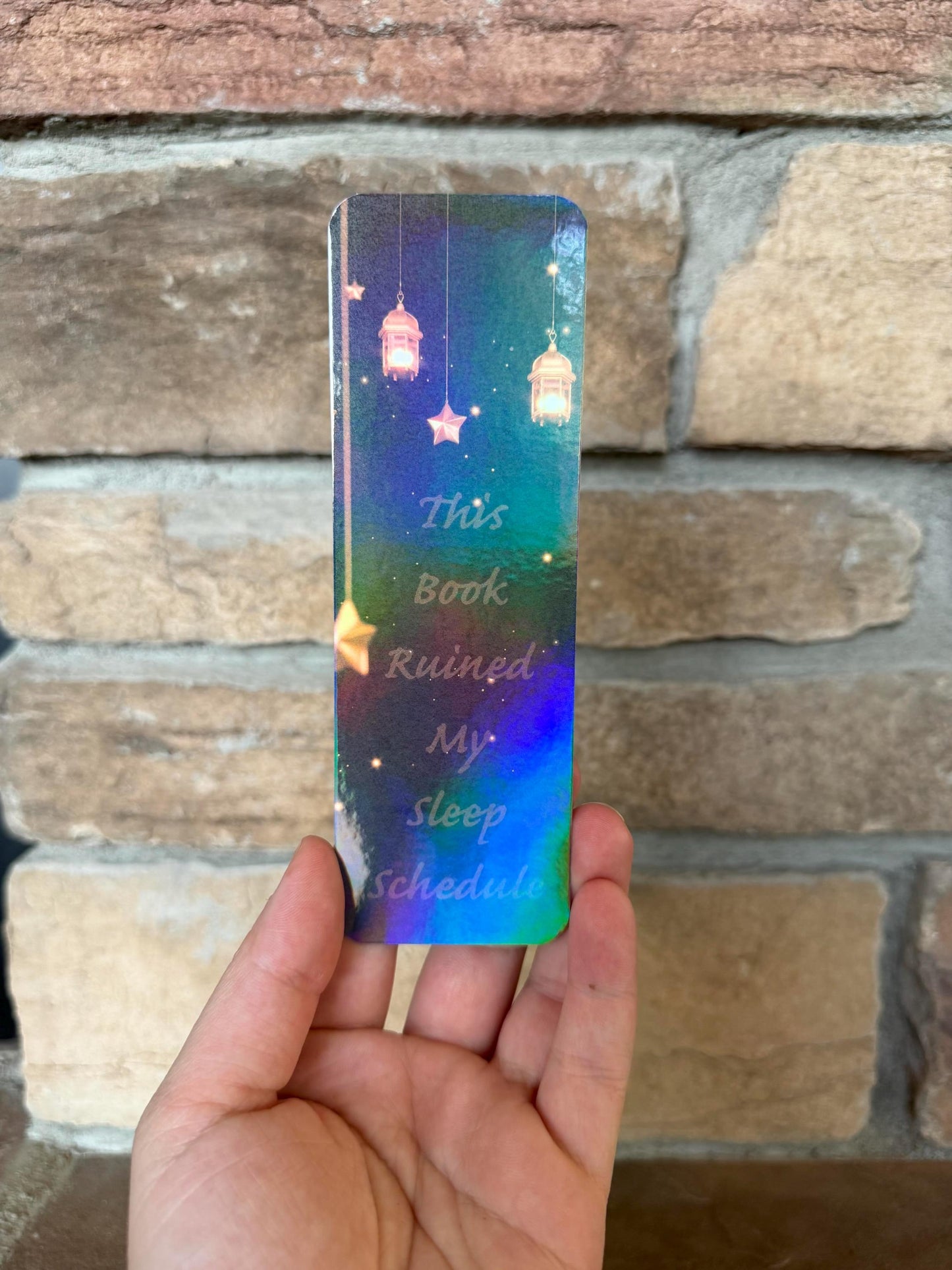 Ruined Sleep Schedule 2"x6" Holographic Bookmark