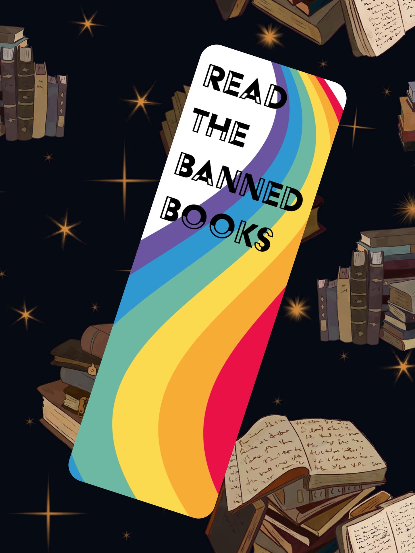 Read the Banned Books 2"x6" Matte Bookmark