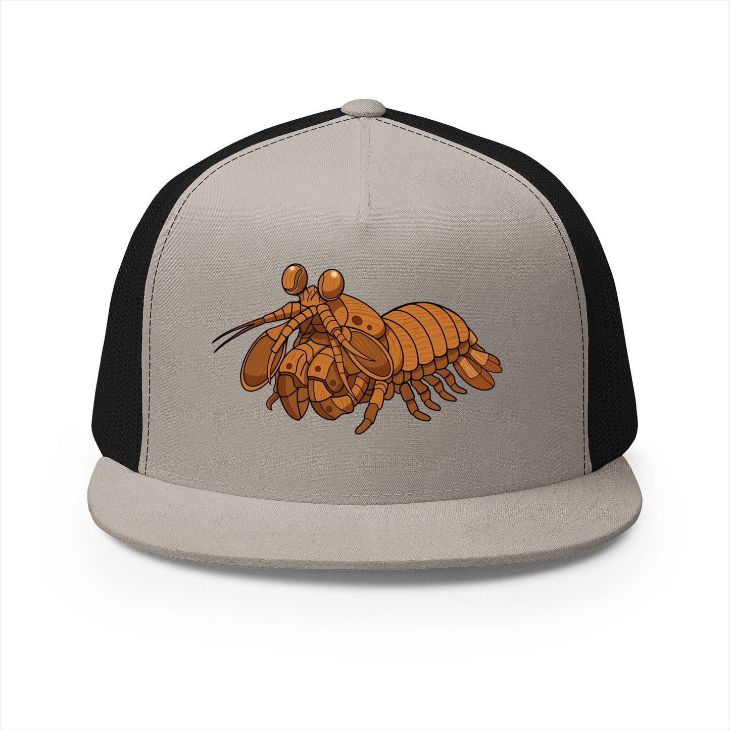 5 Panel Trucker Cap - Wooden Shrimp