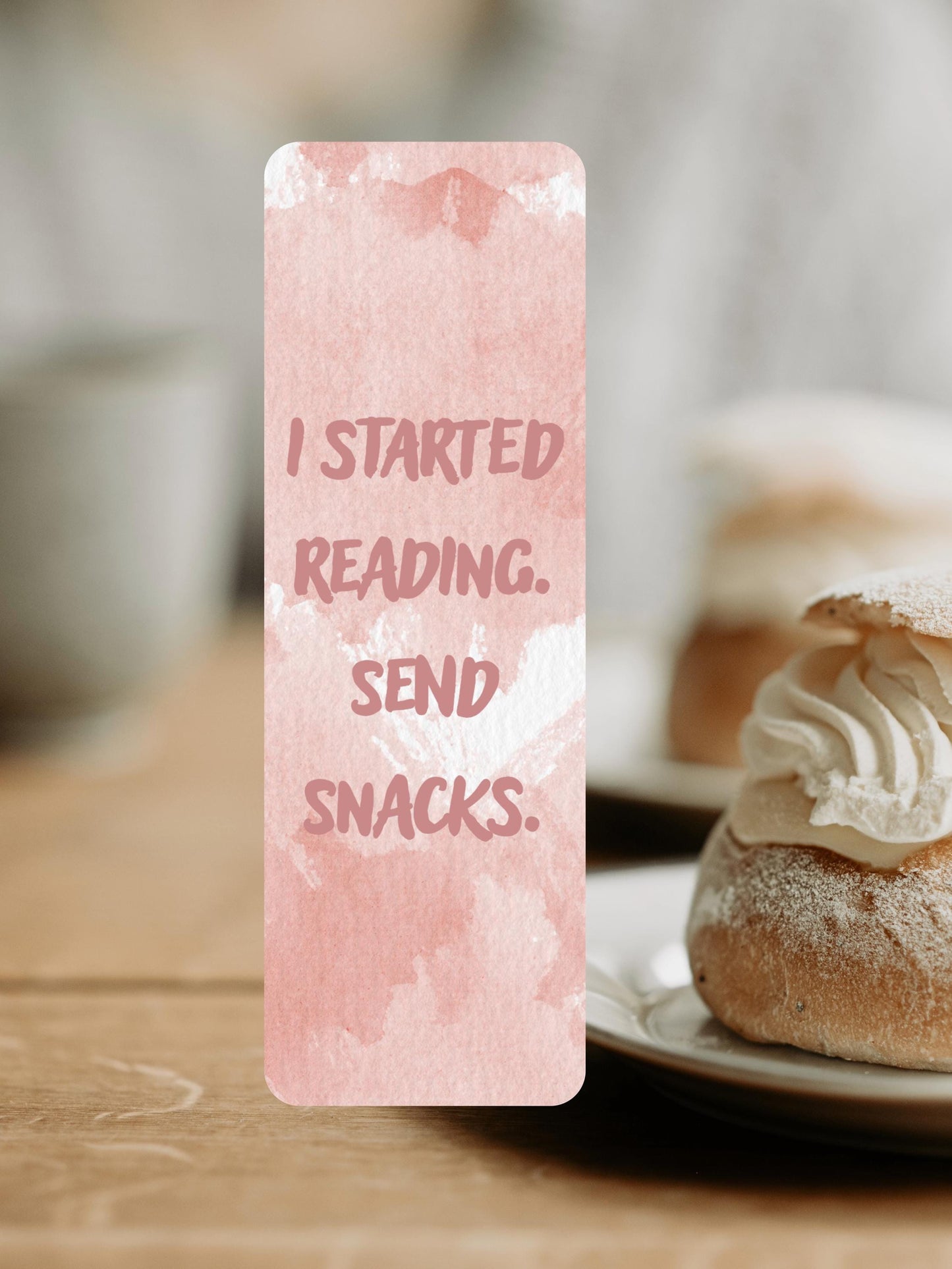 Send Snacks 2"x6" Matte Bookmark