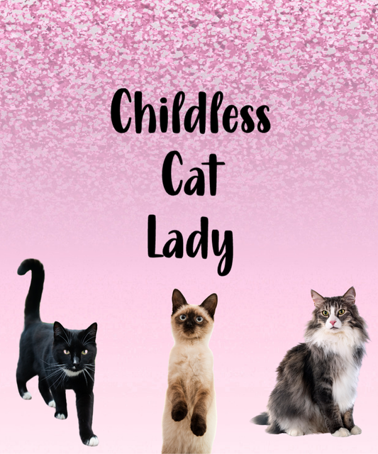 Childless Lady Vinyl Car Decal