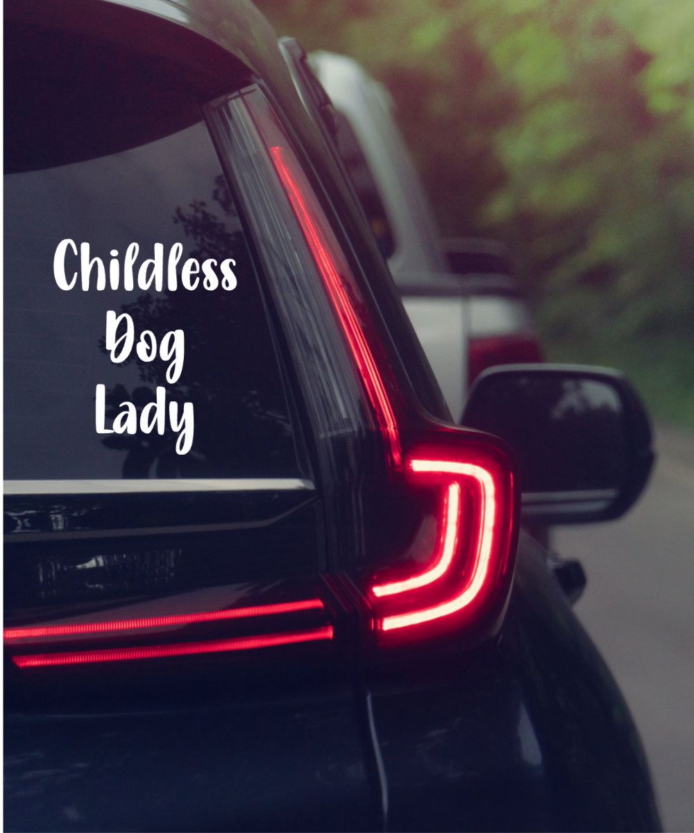 Childless Lady Vinyl Car Decal