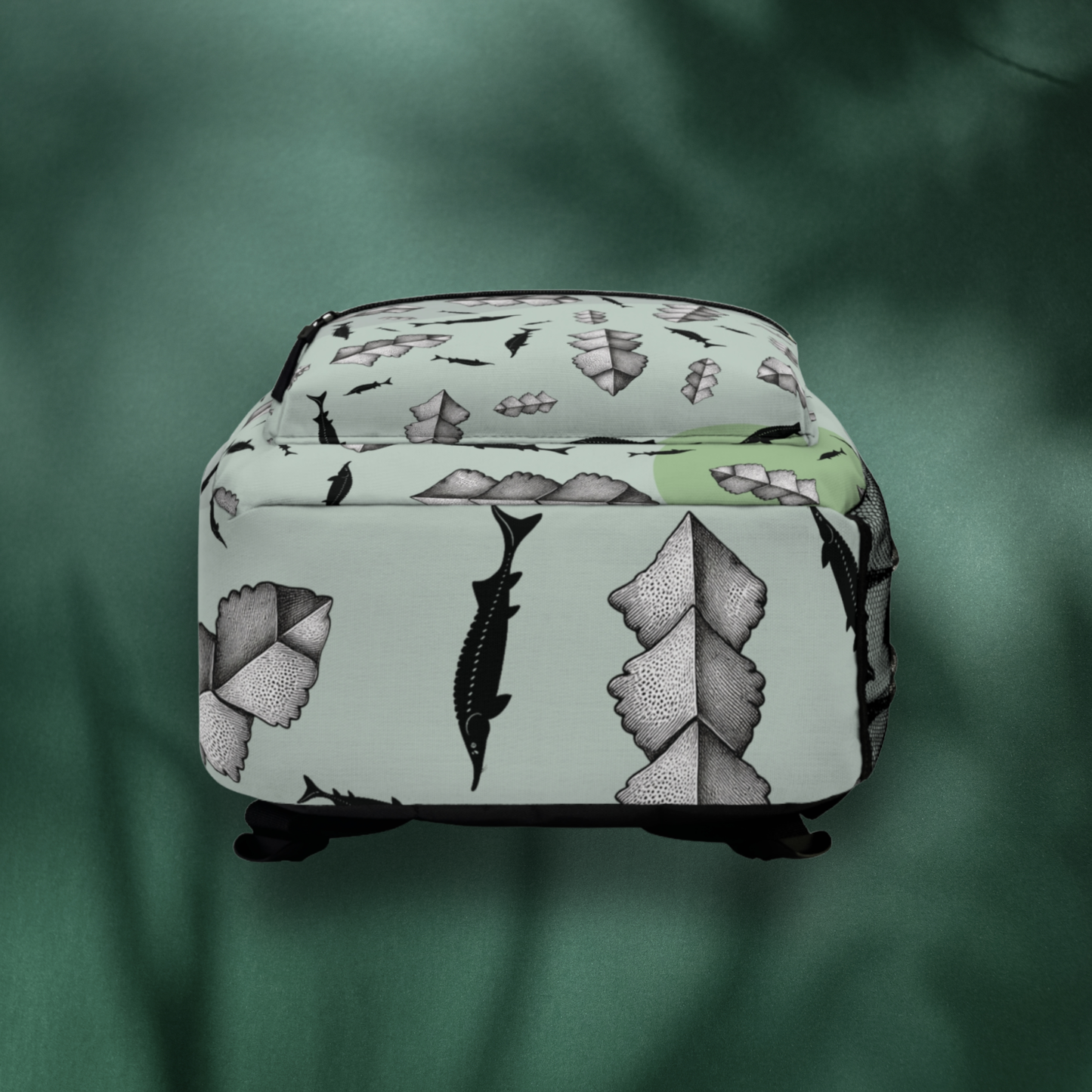 White Sturgeon Scutes Backpack