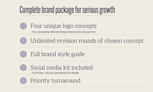 Premium Logo Package