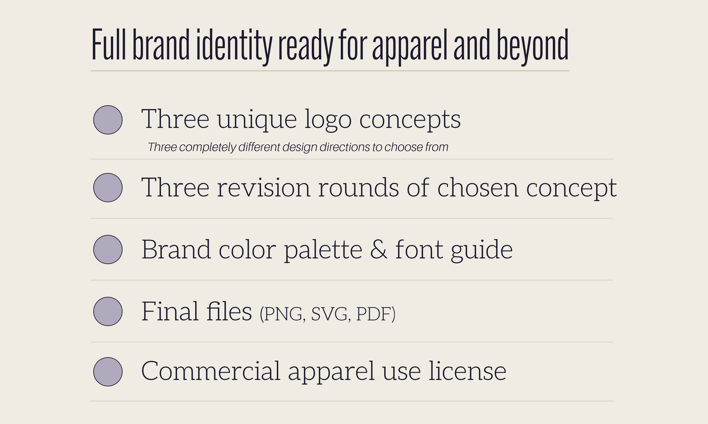 Standard Logo Package