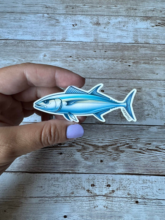 Amberjack Matte Vinyl Sticker
