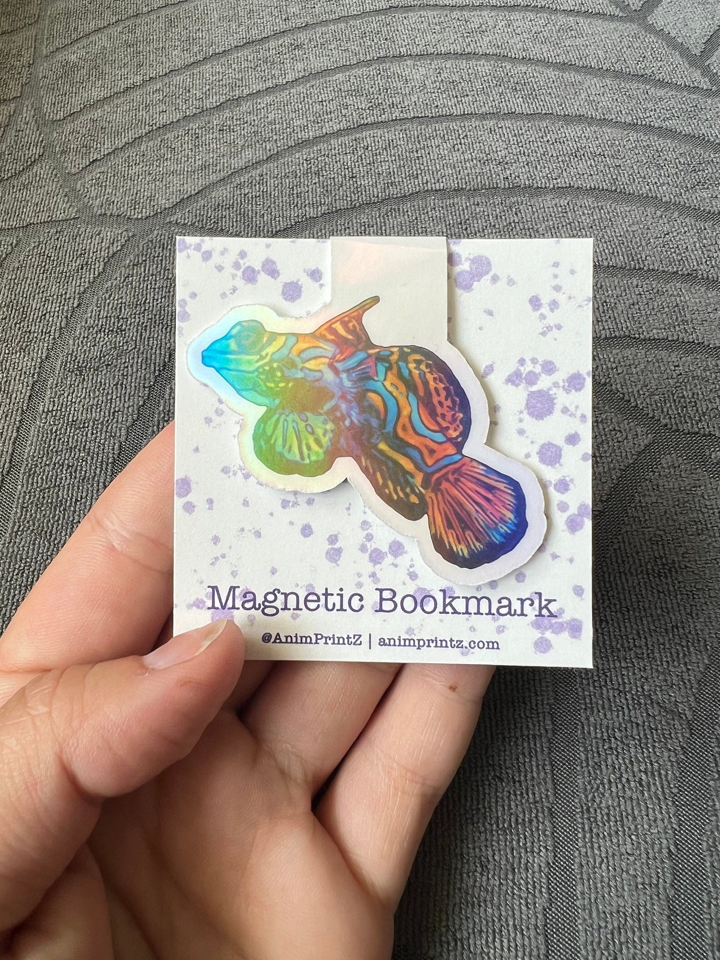 Mandarin Goby Fish Magnetic Bookmark