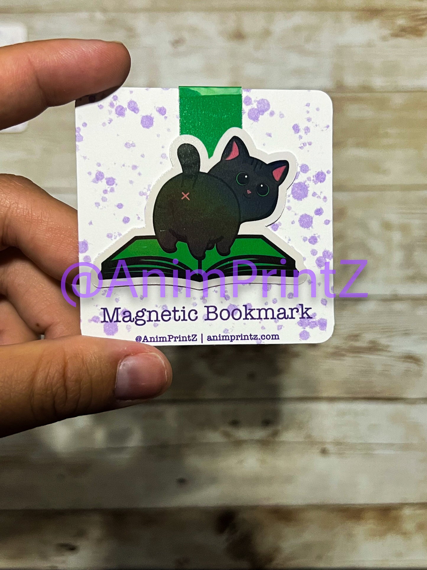 Cat Butt Magnetic Bookmark