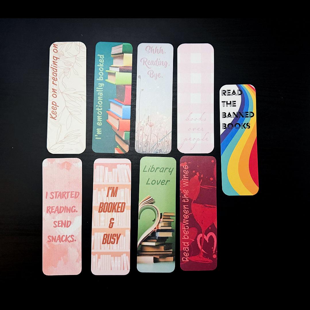 Book Over People 2"x6" Matte Bookmark