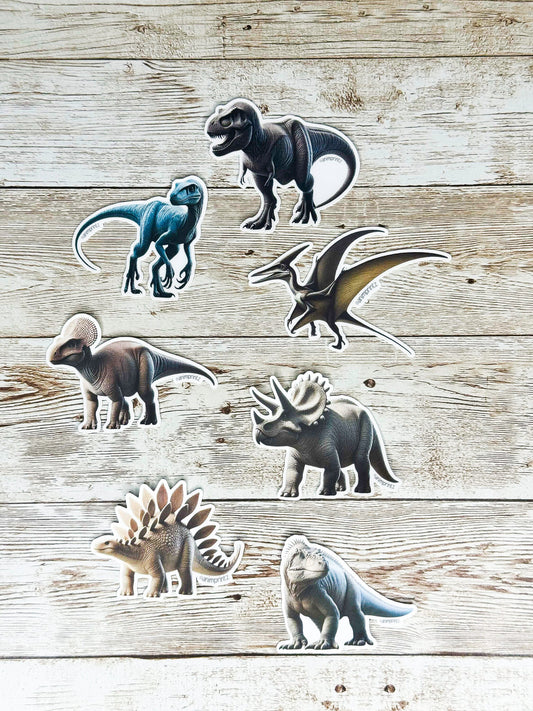 Dinosaur Matte Vinyl Sticker Pack