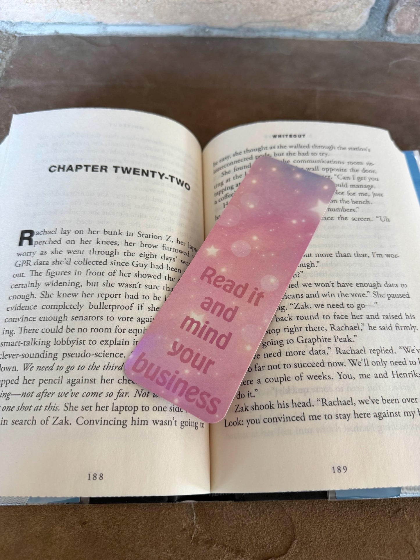 Read It and Mind Your Business 2"x6" Holographic Bookmark