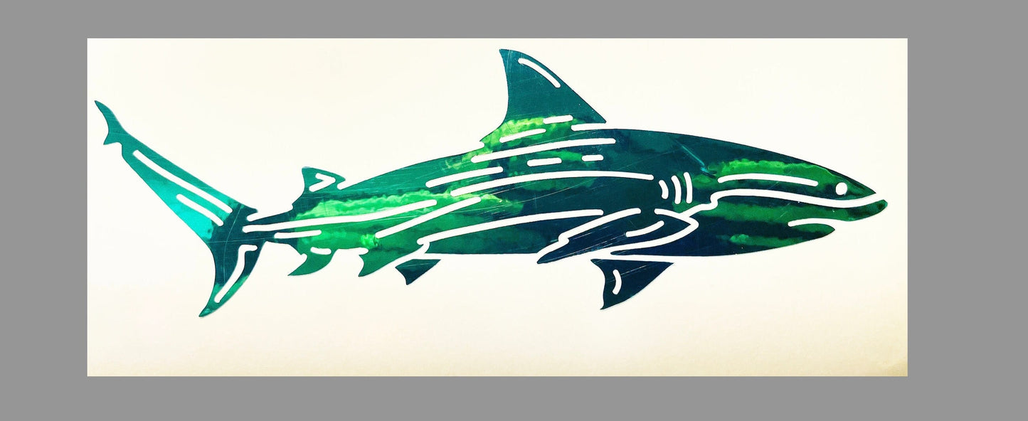 Permanent Vinyl Shark Decal