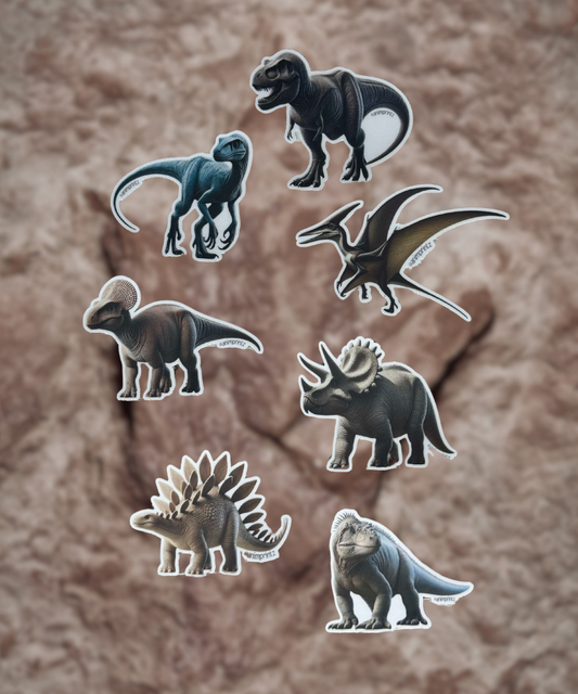 Dinosaur Matte Vinyl Sticker Pack