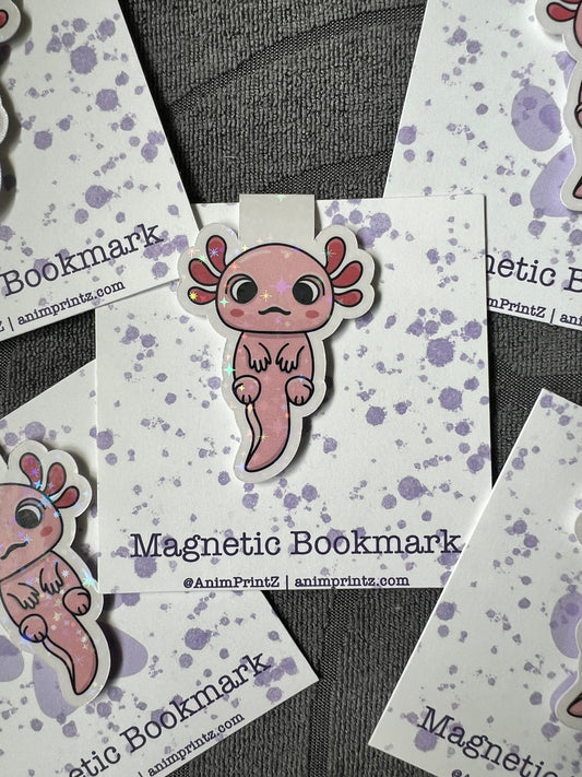 Axolotl Holographic Magnetic Bookmark