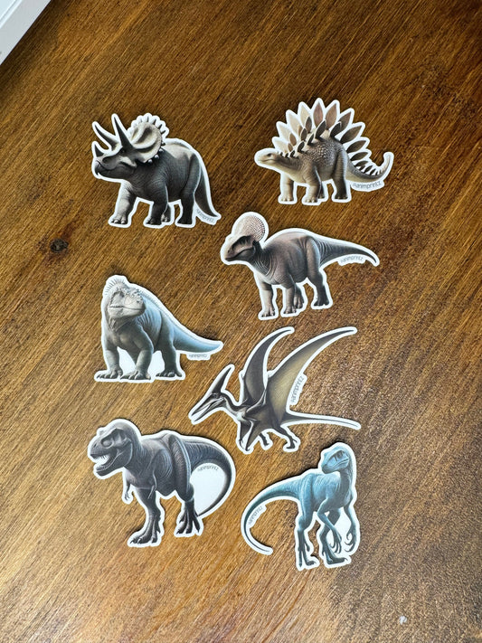 Dinosaur Matte Vinyl Sticker Pack