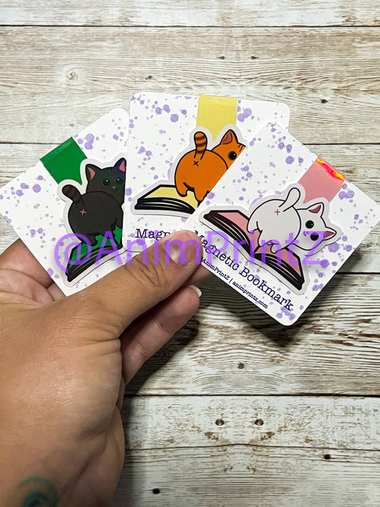 Cat Butt Magnetic Bookmark