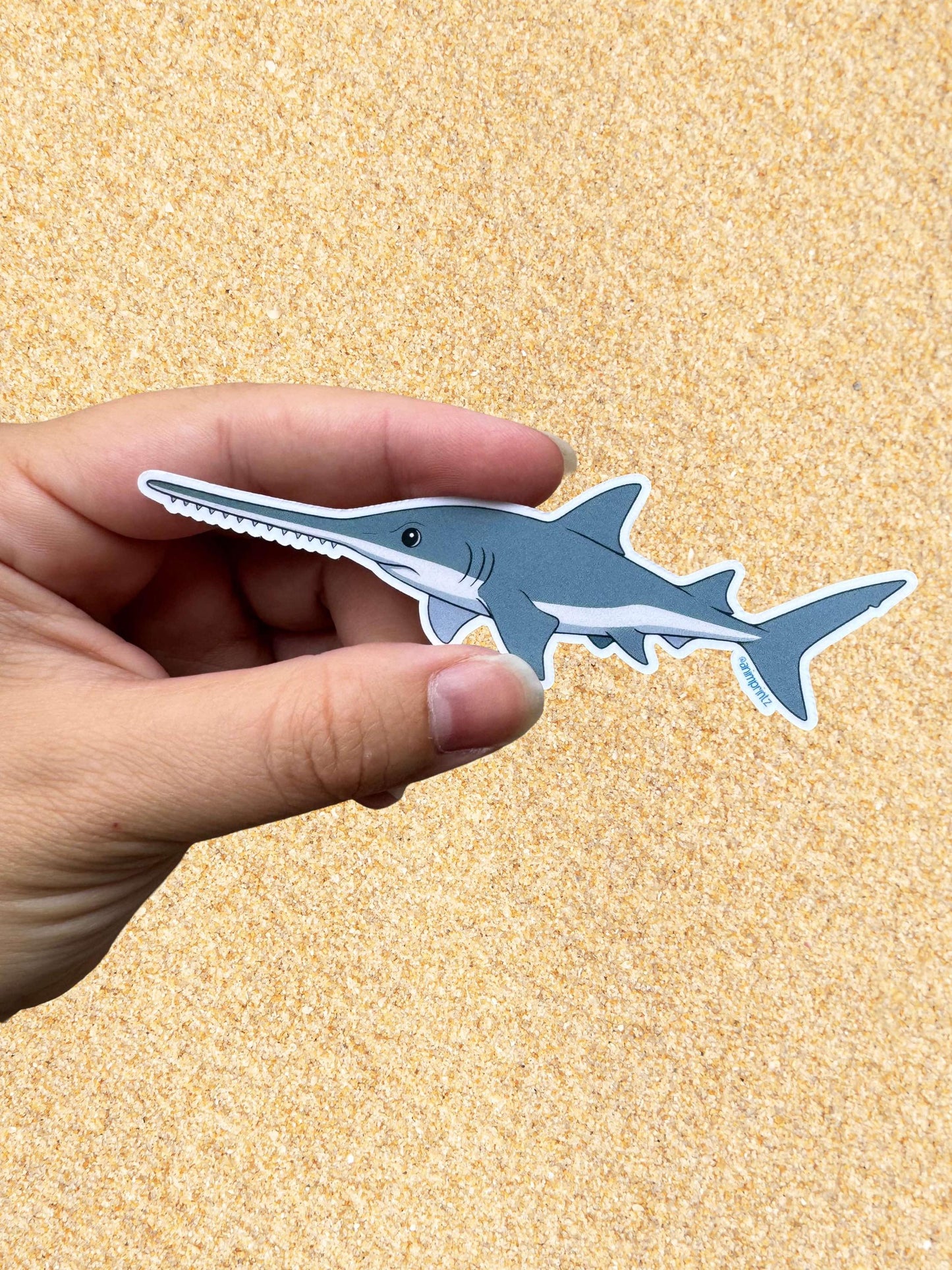 Anime Sharks Waterproof Vinyl Sticker Sheet